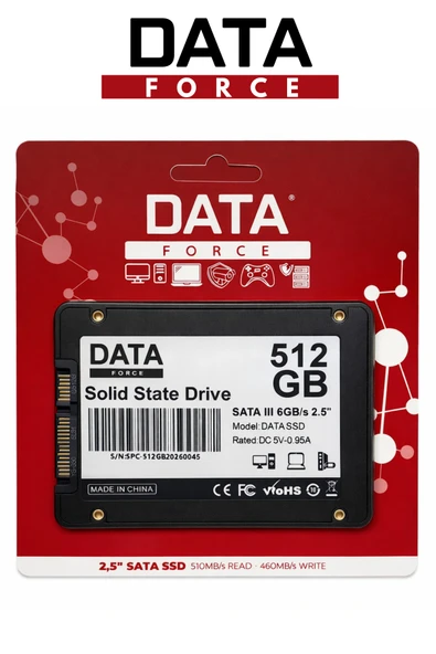 DataForce 512GB SSD 2.5” SATA III – Hızlı Açılış, Sessiz - Resim 4