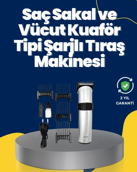 5 Farklı Kesim Tarağıyla Gelen Çok Amaçlı Tıraş Cihazı ürün görseli 1