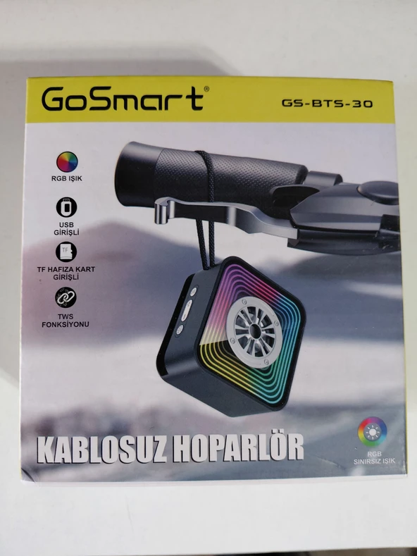ASLANTİC GO SMART BTS-30 BLUETOOTH HOPARLÖR SIFIR ürün görseli 1