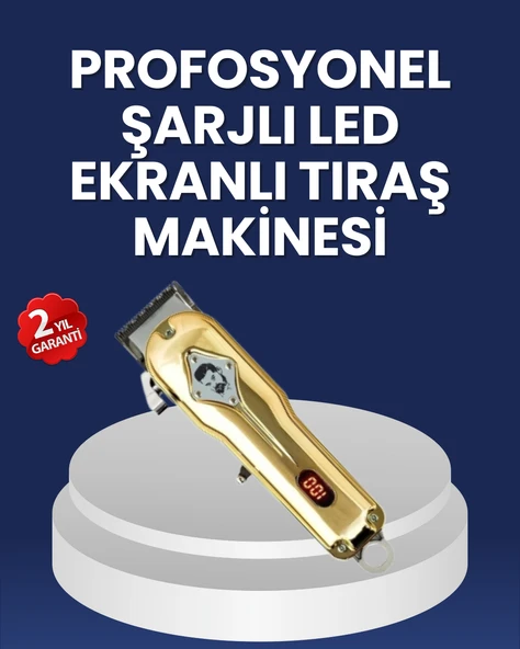 Ergonomik Tasarımlı Hafif ve Taşınabilir Profesyonel Tıraş Makinesi ürün görseli 1