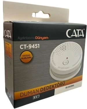 CATA DUMAN DEDEKTÖRÜ 9V pilli - Resim 2