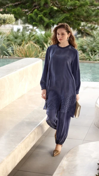 Misswhence Tunik Takım 39018 İNDİGO ürün görseli 1