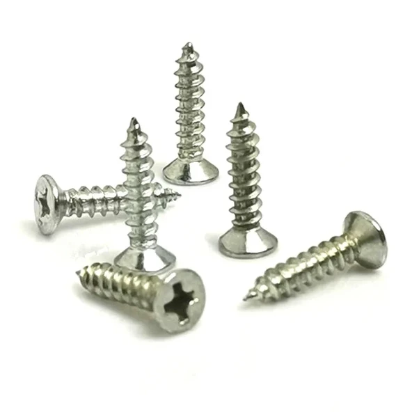 Klips, Menteşe, Ayak, Ağaç, Sunta Vidası 3x13 Mm - Nikel 100 Adet ürün görseli 1
