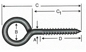 Kaynaklı Vida 8x160 - 50 Adet - Resim 2