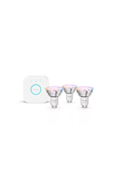Philips Hue Essential 3'lü GU10 Spot Başlangıç Seti 345 Lumen - Resim 2