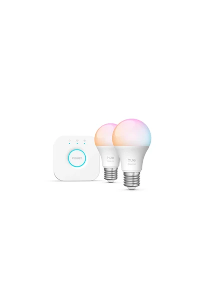 Philips Hue Essential 2'li E27 Ampul Başlangıç Seti 806 Lumen - Resim 2