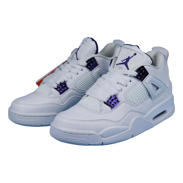 Nike Air Jordan 4 Retro Metallic Purple Unisex Spor Ayakkabı ürün görseli 1