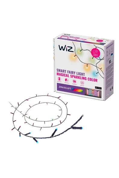 Wiz RGB Akıllı Süsleme Işıkları - Yılbaşı Işıkları 20 Metre ürün görseli 1