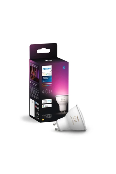Philips HueWCA 4.2W Renkli Akıllı Ampul GU10 Spot Ampul ürün görseli 1