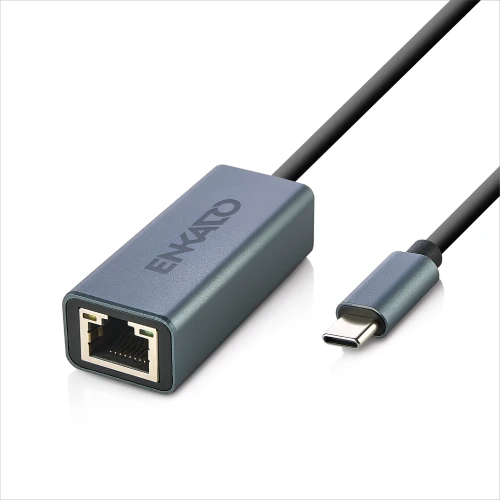 ENKADO EKD-TP45, GigaBit, Type-C to RJ45, Metal, Ethernet Karti ürün görseli 1