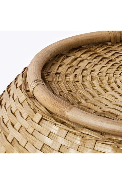 LOVRAFSA, sepet, bambu, 50x32 cm - Resim 5