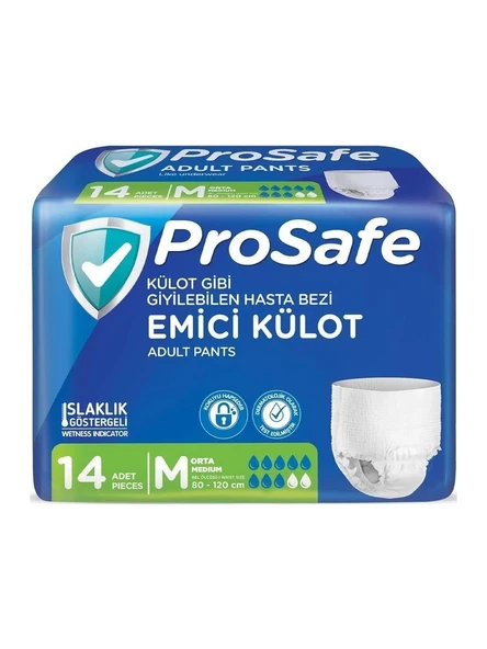 Prosafe Yetişkin Emici Külot 80 - 120 Cm M Medium 14 Lü ürün görseli 1
