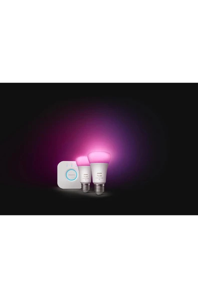Philips HueWCA 9W E27 Renkli Akıllı Ampul 2'li Başlangıç Seti - Resim 5