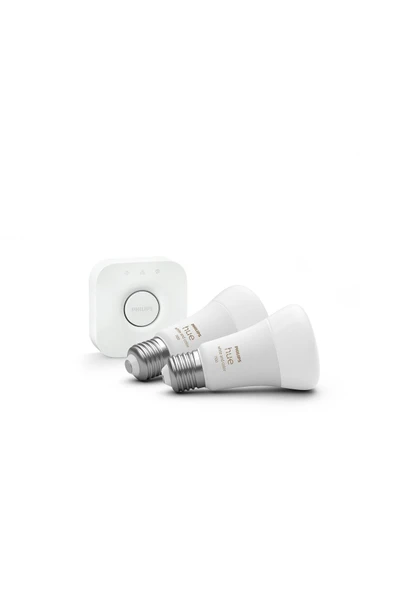 Philips HueWCA 9W E27 Renkli Akıllı Ampul 2'li Başlangıç Seti - Resim 4