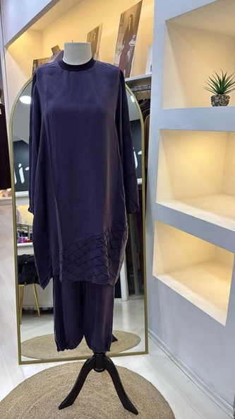 Misswhence Tunik Takım 39018 MOR - Resim 5