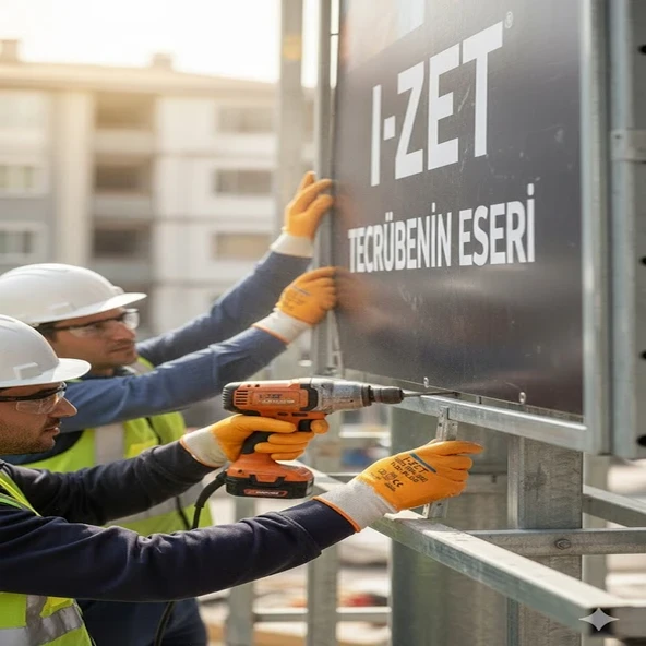 I-zet Inp03 Polyester Örme Nitril Eldiven 288 Adet No 9 9  - L - Resim 4