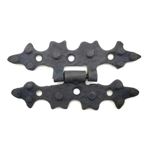 Antika Tarz Dekoratif Pirinç Yıldız Menteşe - 84x44 Mm, Oksit ürün görseli 1