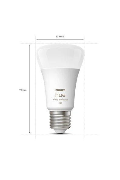 Philips HueWCA 9W E27 Renkli Akıllı Ampul 2'li Başlangıç Seti - Resim 3