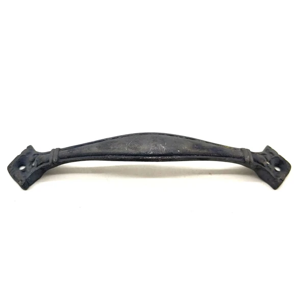Antika Tarz Dekoratif Pirinç Deste Mobilya Kulbu - 27x155 Mm, Oksit ürün görseli 1