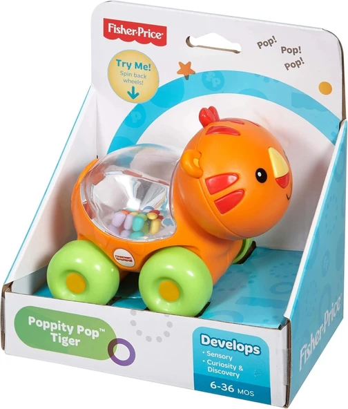 Fisher Price Poppity Araçlar -Turuncu Aslan CMV97 - Resim 6