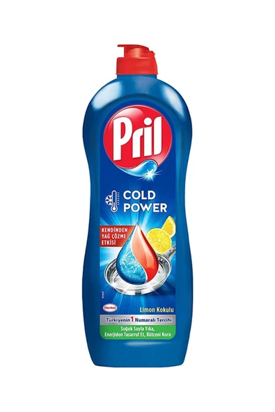 Pril 675 gr Sıvı Bulaşık Deterjan Cold Power Limon - Resim 3