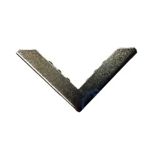 Kitap, Kapak, Menü, Albüm Köşesi, Büyük - 23x40mm, Nikel, 10 Adet ürün görseli 1