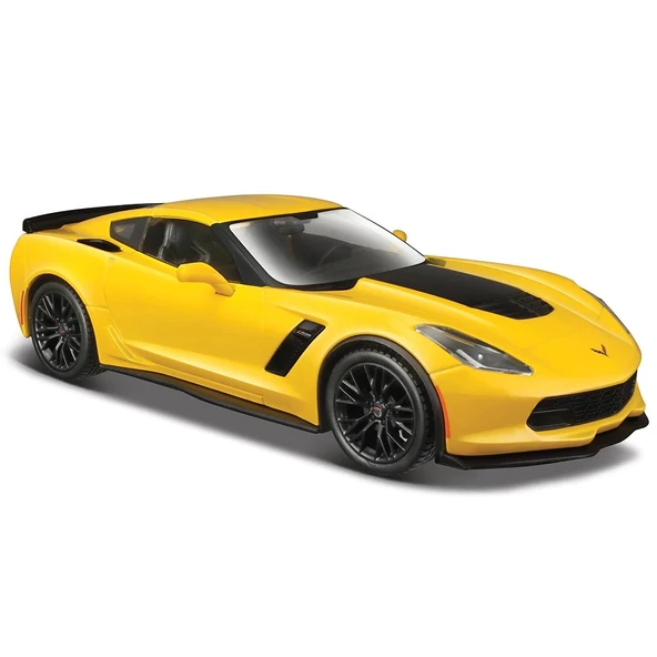 Maisto 1/24 2015 Model Corvette Z06 - Resim 2