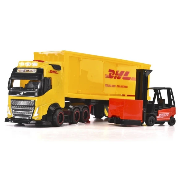 Dickie DHL Kargo Kamyon - Resim 2
