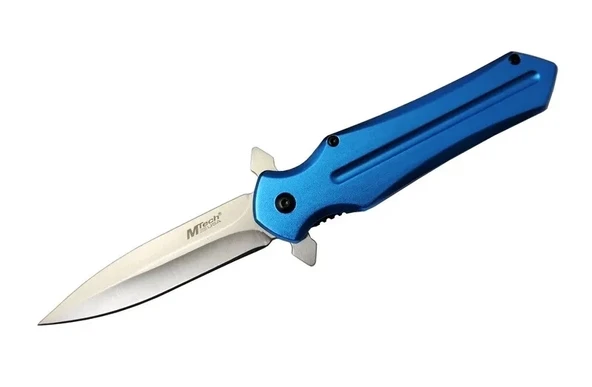 4224 Mavi Kamp Çakı 21cm- Yarı Otomatik, Kemerlikli ürün görseli 1
