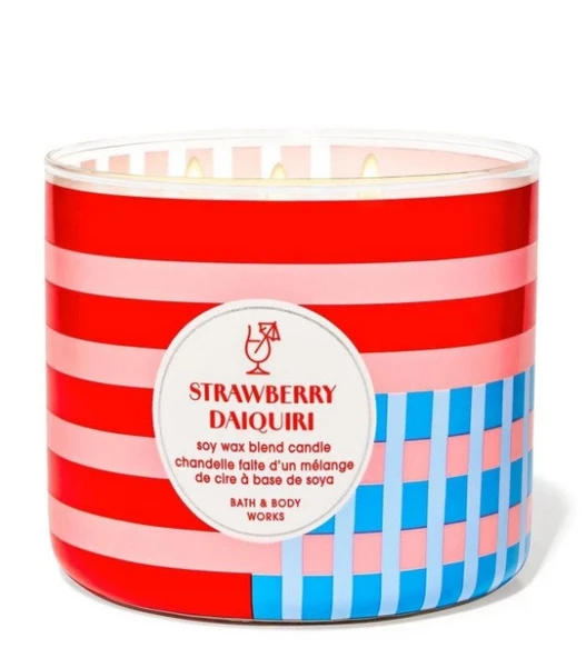 Bath & Body Works Strawberry Daiquiri Büyük Mum 411 G ürün görseli 1