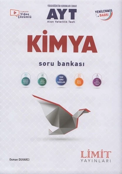 AYT Kimya Soru Bankası Limit Yayınları ürün görseli 1