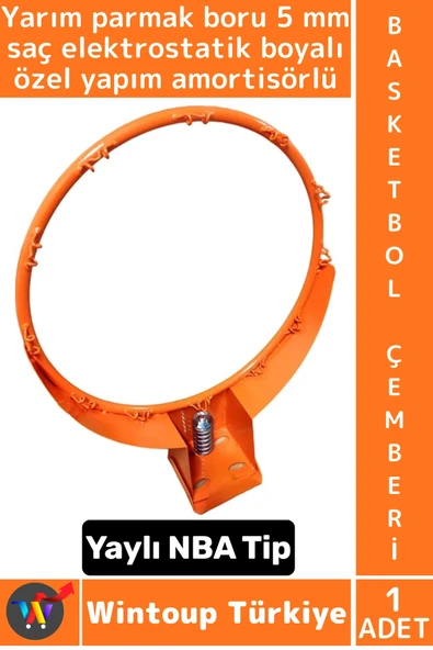#Basketbol Dayanıklı Profesyonel Spor Okulu Kurs Saha Antrenman Yaylı NBA Tipi Şık Basketbol Çemberi ürün görseli 1
