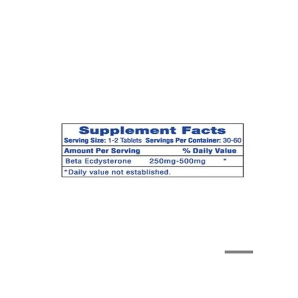 HiTech Ecdısten Beta Ecdysterone 250 mg 60 Tablet - Resim 2