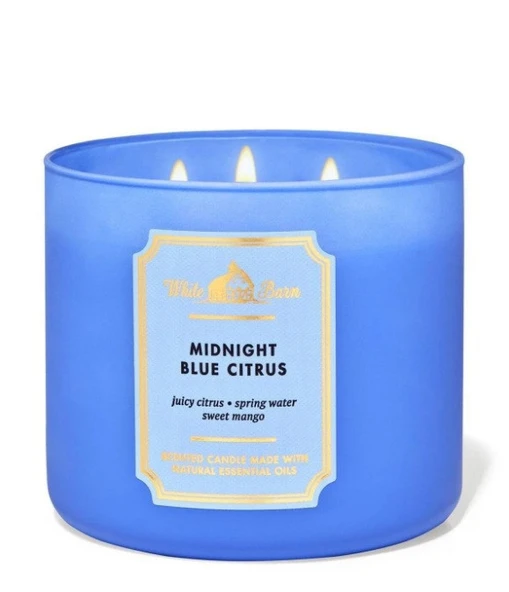 Bath & Body Works Midnight Blue Citrus Büyük Mum 411 G ürün görseli 1