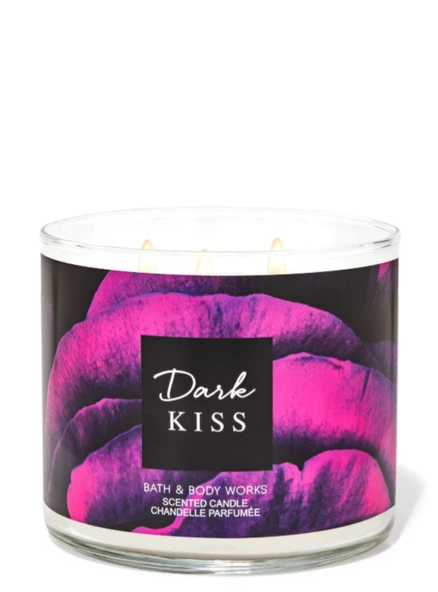 Bath & Body Works Dark Kiss Büyük Mum 411 G ürün görseli 1