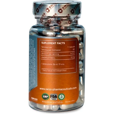 Swiss Pharmaceuticals Androstebol 80 Capsul - Resim 2