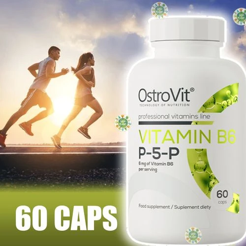 OstroVit Vitamin B6 12 mg P-5-P 60 capsules ürün görseli 1