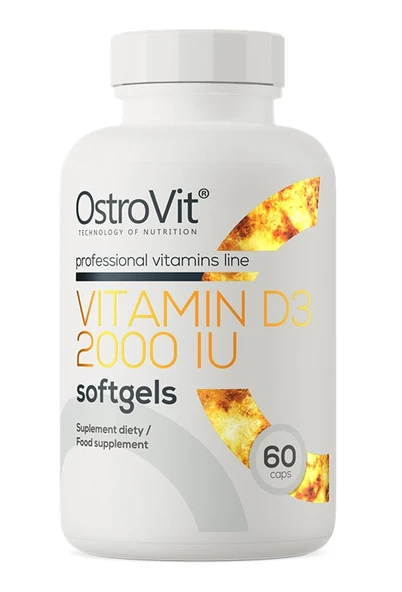 OstroVit Vitamin D3 2000 IU softjel 60 Tablet ürün görseli 1