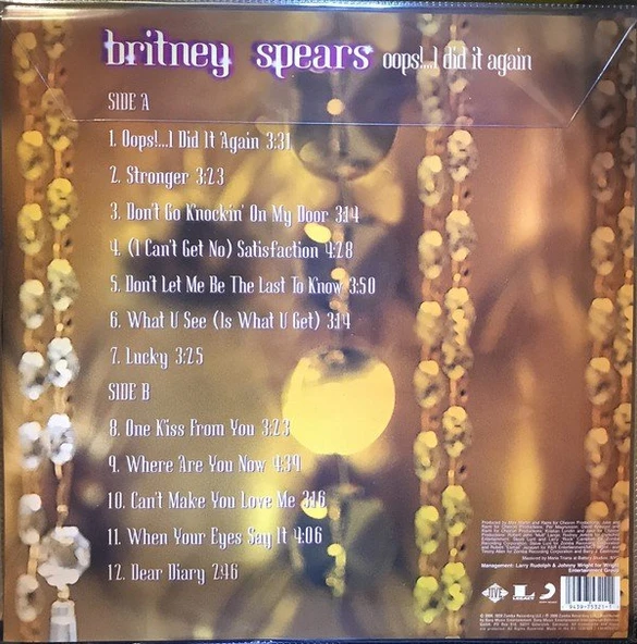 Britney Spears Oops!...I Did It Again (Picture Vinyl) - Plak - Resim 3