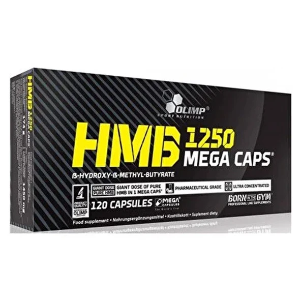 OLİMP HMB Mega Caps 1250 mg. 120 Caps. ürün görseli 1