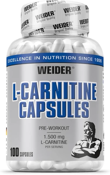 PTTAVM: Weider L- Carnitine 1500 Mg 100 Caps