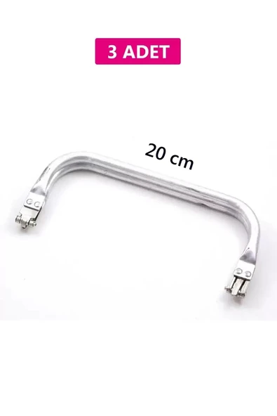 Gizli Metal Çanta Bursu – 3 Adet - 20 cm - Metal Çanta Aparatı Çanta Aksesuarı ürün görseli 1