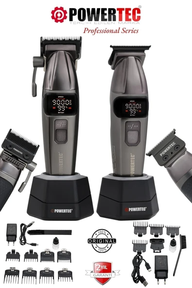 TR-4646 & TR-2626 Profesyonel Tıraş Makinesi 2'li Set | Erkek Bakım Seti ürün görseli 1