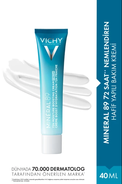 Vichy Mineral 89 72 Saat Nemlendiren Hafif Yapılı Yüz Bakım Kremi 40 ml ürün görseli 1