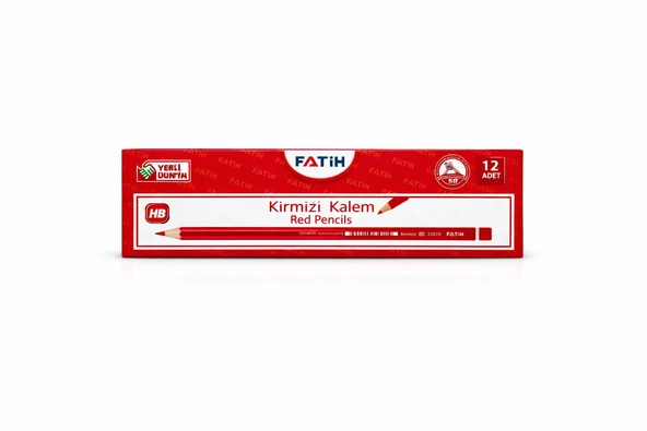 FATİH KIRMIZI KOPYA KALEMİ 12 ADET ürün görseli 1