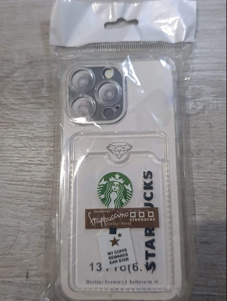 iPhone 13 pro Starbucks kartlikli sert kılıf ürün görseli 1