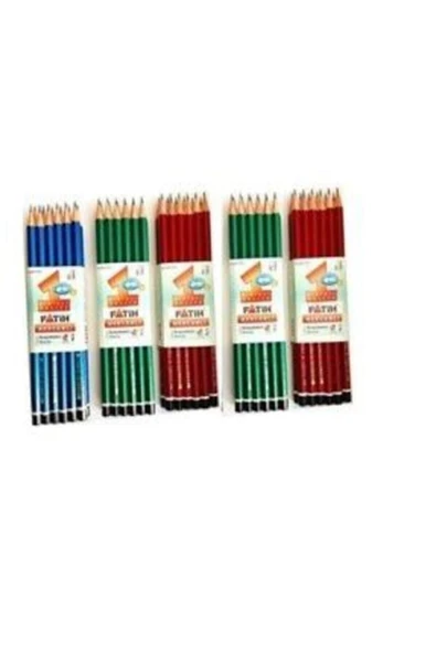 Fatih Mercanlı Kurşun Kalem 12'li Paket 5 Takım( 60 Adet ) 125369 ürün görseli 1