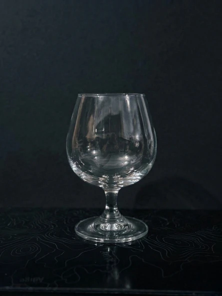 Kristal Kısa Ayaklı Bardak  Kahve Yanı Su Bardağı 250 ml 6 Adet ürün görseli 1