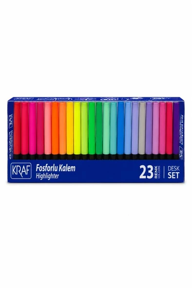 KRAF FOSFORLU KALEM DESK SET 365 23 LU ürün görseli 1