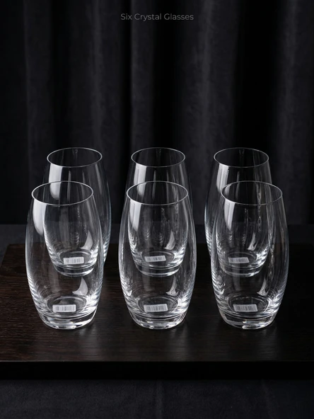 Kristal Meşrubat Bardak 520 ml 6 Adet - Resim 2